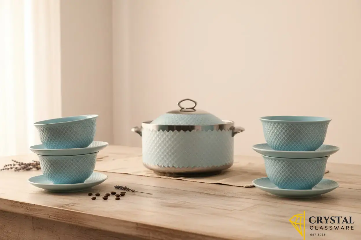 Porecaline Ware Soup Set/6 Person serving set